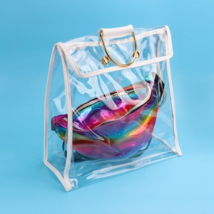 Sac de rangement suspendu transparent, housse anti-poussière rectangulaire pour organisateurs de placards de chambre à coucher, Type crochet BB 009a - Product Image 1