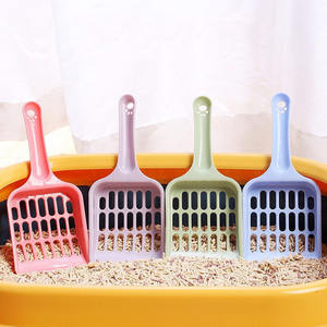 Suministros para mascotas al por mayor, pala para arena para gatos, pala de mango largo hueca opcional multicolor - Product Image 2