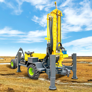 Xách tay DIESEL khí nén nước giếng 200m Máy khoan lỗ khoan giếng sâu khoan quay giàn khoan - Product Image 1