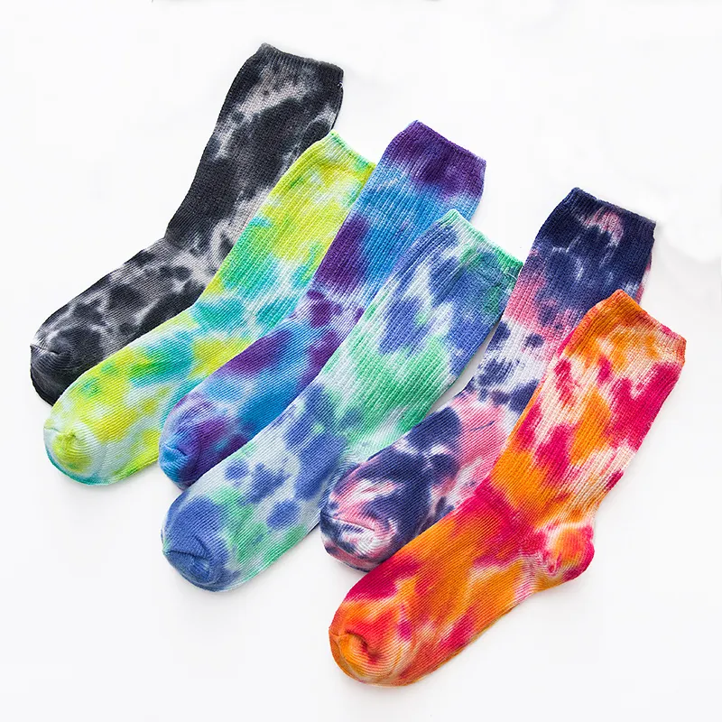 Tie Dye Sport Skateboard Socken