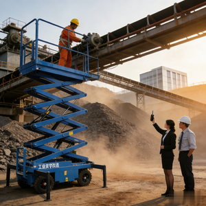 Plataforma Elevadora de Tijera Móvil Hidráulica Autopropulsada HC 6-14M - Elevador de Construcción para Uso Doméstico, Nuevo, Metálico - Product Image 6