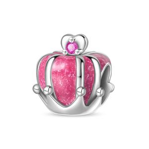 Cross-Border Nuevo para Pink Series Regalo Princess Cut Girl Bag Shoes Charms Beads DIY Accesorios Charms Platinum - Product Image 6