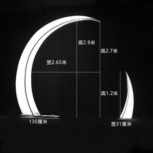 Nuovi oggetti di scena in ferro per matrimonio bagliore luna cielo stellato matrimonio fase T arco scena layout ornamenti decorativi - Product Image 6