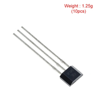 10 Uds 49E elemento Hall OH49E SS49E sensor Hall Sensor de efecto Hall nuevo