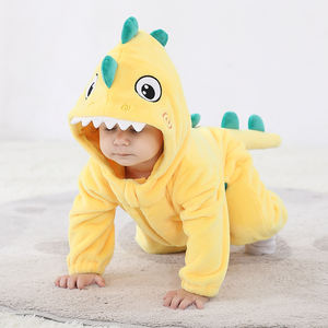 Tonwhar Warme Koe Vlekkerige Hond Jumpsuit Lange Mouw Dier Kostuum Voor Kinderen Baby Rompertjes - Product Image 2