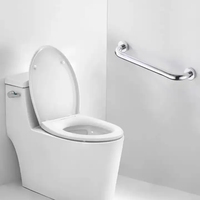 Poignées d'accoudoir de sécurité en acier inoxydable barre d'appui accessoires de douche de salle de bain barres d'appui pour handicapés