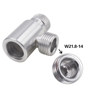 Kit Regulador Sodastream W21.8-14 para Acuario y Elaboración Casera, Adaptador de Llenado Metálico Tr21-4, Conector para Cilindro de Gas CO2, Herramientas de Aire - Product Image 3