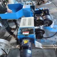 Nouvelle machine de pelletisation de plastique HDPE/PVC/PE de type mini, petite, refroidie par air, avec conception à vis simple