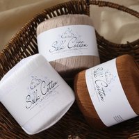 Vente en gros de châles, cardigans et jupes au crochet à la main, fil d'été en acrylique mélangé soie et coton, fil à dentelle #   6 fils à tricoter à la main