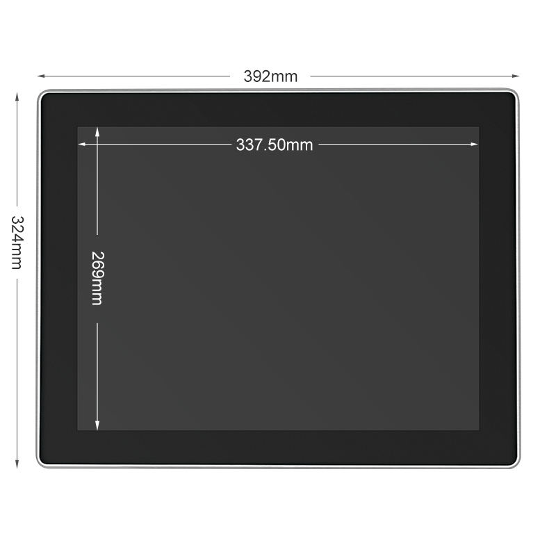 Wholesale Price 17 Inch LCD Touchscreen Monitor 1280*1024 Android All in One Panel PC IP65 Waterproof Industrial Desktop PC