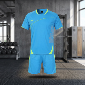 Camiseta de Fútbol para Hombre, Cuello en V, Manga Corta, Cierre con Hebilla, Secado Rápido, 100% Poliéster, Personalizada con Impresión, Venta Caliente - Product Image 3