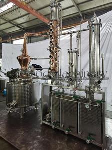 500L Stripping Still con equipo de torre de destilación continua Destilación de alcohol multifuncional - Product Image 2