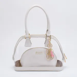 Luxury 2024 novelty latest design authentic bags trending ladies handbags women pars white genuine leather handbag zooler