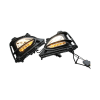 Feux de jour LED jaunes supplémentaires pour Hyundai I20, feux antibrouillard DRL 2018-2019