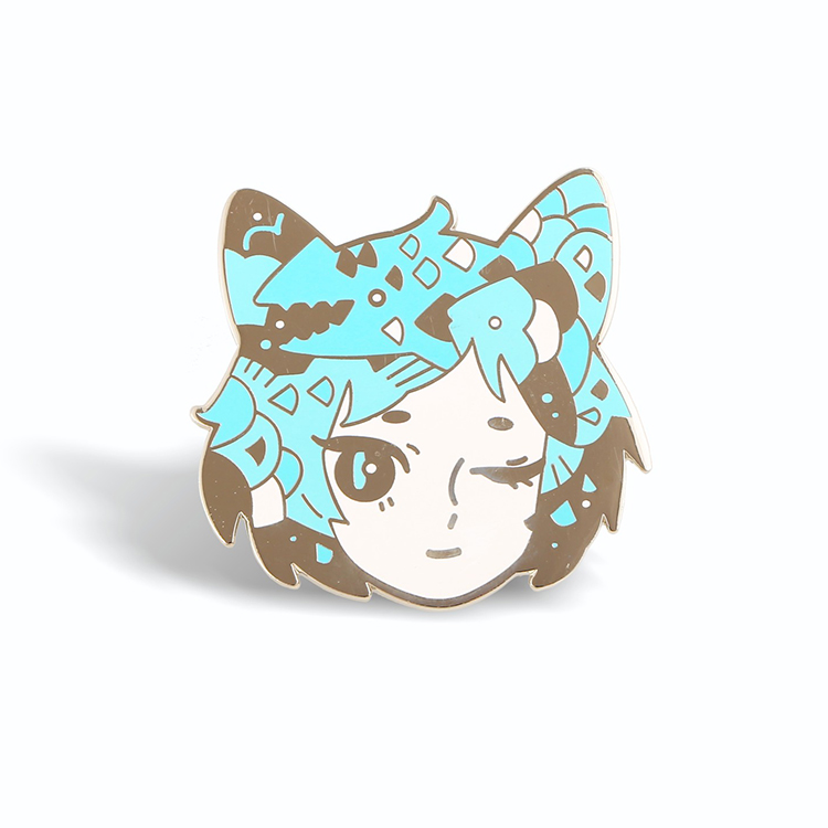 Дешевые M etal значки производство Позолоченные мультфильм жесткий эмаль значки