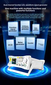Gerador de Sinais de Função DDS FY6900 - Gerador de Sinais <span class=keywords><strong>Digital</strong></span> PWM Multifuncional 4 em 1 para Instituições Acadêmicas - Product Image 6