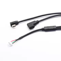 Großhandel 90-Grad-Winkel Typ-C Stecker auf Buchse Verlängerungskabel für Computer & Drucker 3A Schnellladung Abgeschirmtes Design