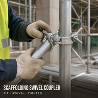 Coupleur d'angle droit pour échafaudage, double coupleur pour tubes en acier, pince de construction pour échafaudage