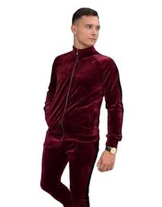 Conjunto Deportivo Clásico para Hombre, 100% Algodón Tejido, Sudadera con Capucha y Pantalones Estampados para Invierno, Transpirable y de Secado Rápido - Product Image 3