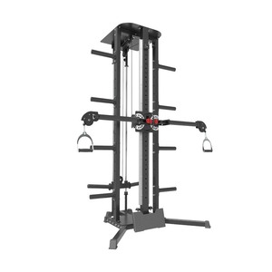Équipement de gymnastique réglable de haut en bas de fonction croisée double système de <span class=keywords><strong>poulie</strong></span> réglable - Product Image 1
