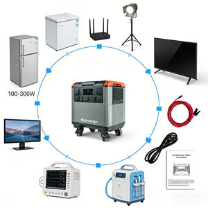 Generador solar BIGINVERTER de 4000W y 4000Wh, estación de energía portátil para el hogar y vida fuera de la red con paneles solares plegables. - Product Image 4