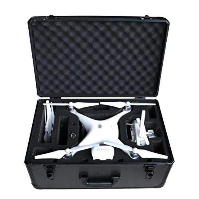 Premium Aluminium Carrying Case for DJI Phantom 3 Standard/SE/Professional/4K/Phantom 4/Phantom 4 Pro ArCamera  Storage Box