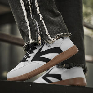 รองเท้าลำลองผู้ชาย Dexun สไตล์เรโทร หัวมน ผูกเชือก ผ้าใบ พื้นยาง ใส่ได้ทุกฤดู แฟชั่นทันสมัย เหมาะกับการเดิน - Product Image 5