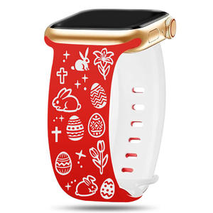 Bracelet de montre HMJ à gravure laser bicolore pour <span class=keywords><strong>Apple</strong></span> <span class=keywords><strong>Watch</strong></span>, compatible avec <span class=keywords><strong>Apple</strong></span> <span class=keywords><strong>Watch</strong></span> Series 11 10 9 8 7 6 5 4 3 SE Ultra 2 3 - Product Image 6