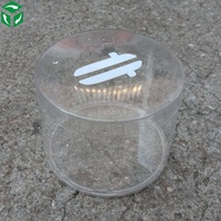 Cylindre rond en plastique pour moto, boîte d'emballage en acétate