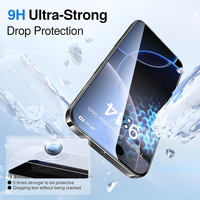 BAYCHILL Protection d'écran en verre trempé de qualité supérieure 9H, sans poussière, pour téléphone portable 17 16 15 14 13 12 11 Ultra-fin 2.5D