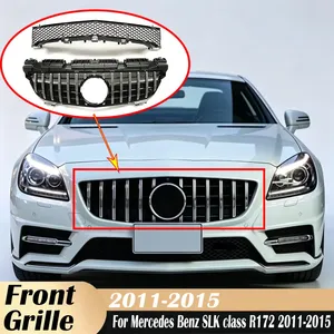 Grille avant de voiture pour Mercedes Benz SLK classe R172 2011-2015, protection inférieure en maille, accessoires auto tuning - Product Image 1