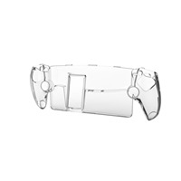 Coque antichoc de protection pour Console de portail PS5 coque en cristal Transparent peau couverture complète du corps avec support