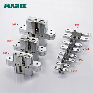 Charnière dissimulée amovible en acier inoxydable Marie pour portes de placard (par paire) - Product Image 4