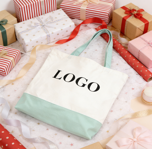 Sac fourre-tout en toile cirée grande taille avec logo personnalisé, réutilisable, en coton, avec fond renforcé, vente en gros usine - Product Image 4