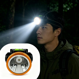 Linterna de Trabajo Portátil, Recargable, LED, Impermeable, Linterna Frontal, Linterna Láser Blanca, Mini Linterna Frontal, Linterna Táctica - Product Image 4