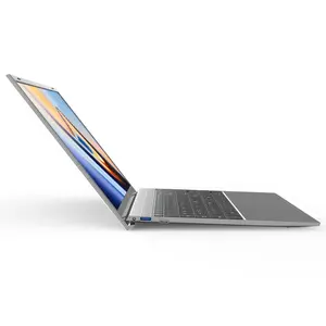 15.6 Inch Intel Quad Core Window 10 Hệ Thống Bạc Toàn Thân Kim Loại Máy Tính Xách Tay Nữ Máy Tính Xách Tay