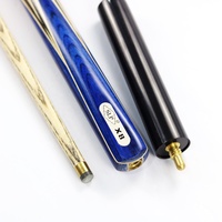 Kualitas Unggul XLP-X8 Tongkat Biliar Snooker Buatan Tangan 3/4-pc dengan Ekstensi Mini