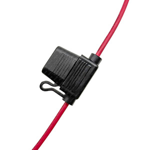 All Insulated 30A Alligator <b>Clips</b> With Fuse Heavy Duty Car Jump Starter Battery <b>Clamps</b> Red Black - Product Image 2