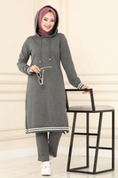 MOTIVE FORCE Vêtements de sport musulmans décontractés multicolores pour femmes, ensemble 2 pièces, tenue de sport islamique modeste avec hijab, personnalisable