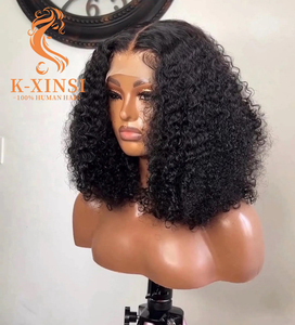 Perruques Lace Front en <span class=keywords><strong>Cheveux</strong></span> Humains Bouclés Pixie Kinky Curls avec Bords Pré-Pluckés, Dentelle HD, Vente en Gros Usine pour Femmes Noires - Product Image 2