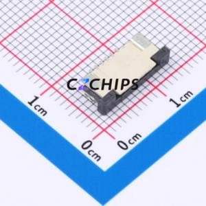 FPC-1.0AS-6PWCR-H25 FFC/FPC Connector SMD,P=1mm,Horizontal Mount Connector Drawer Type Top Contact 6P 1mm - Product Image 1