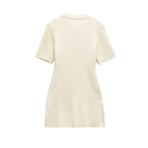 <span class=keywords><strong>Abito</strong></span> in Maglia per Donna - Vestito <span class=keywords><strong>Mini</strong></span> Classico Vintage con Finiture in <span class=keywords><strong>Pizzo</strong></span> |   <span class=keywords><strong>Abito</strong></span> casual autunno inverno - Product Image 3