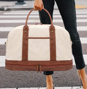 Bolsa de Viaje de Lona para Mujer, Bolsa Deportiva para Natación, Bolsa de Fitness, Bolsa de Viaje de Fin de Semana, Bolsa de Compras con Logotipo Personalizado - Product Image 6