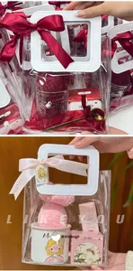 Bolsa de Regalo Transparente de PVC Impermeable, Lista para Usar, Ideal para Supermercados, Bodas, Celebraciones, Día de San Valentín, Dulces y Flores - Product Image 3