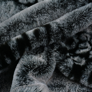 2022 Mới Đến 100% Poly 800G Tùy Chỉnh Chiều Rộng Xả In Ấn Nặng Giả Thỏ Lông Thú Sang Trọng Vải Cho May Mặc \ Dệt May Nhà \ Đồ Chơi - Product Image 2