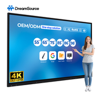 Pantalla Interactiva Plana de 75 Pulgadas con Altavoces Integrados para Reuniones Multimedia y Enseñanza