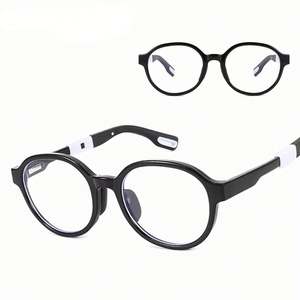 Gafas Redondas TR90 de Moda 2025 con Logotipo Personalizado, Gafas con Filtro de Luz Azul para Niños y Niñas, Monturas de Gafas Coloridas en Rosa - Product Image 5