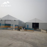 Grande tente de réception blanche imperméable de haute qualité, tente de stockage industrielle, hangar imperméable