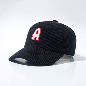 Casquette de baseball en velours côtelé personnalisable avec broderie de votre logo, design non structuré, fabriquée en Chine - Product Image 5