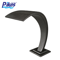 Fontaine à jet compacte en fibre de carbone, à arc et courbée, pour piscine, cascade, décoration extérieure pour maison et jardin